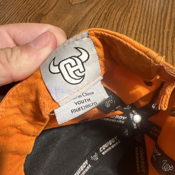 Cowboy Hardware Embroidered Logo Mesh Trucker Cap Snapback Hat New - Picture 6 of 6